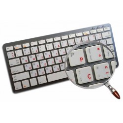 Apple Portuguese transparent keyboard sticker