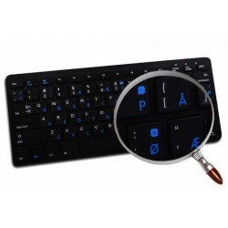 Apple Norwegian transparent keyboard sticker