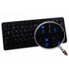 Apple Norwegian transparent keyboard sticker