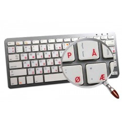 Apple Norwegian transparent keyboard sticker
