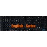 Apple Swiss multilingual - English non-transparent keyboard sticker