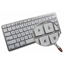 Apple Danish non-transparent keyboard sticker