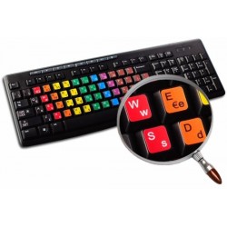Learning Portuguese traditional Colored non transparent keyboard stickers