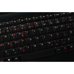 Canadian multilingual non transparent keyboard stickers