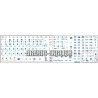 Arabic English Notebook keyboard sticker