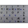 Danish Notebook keyboard sticker