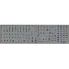 English UK Notebook keyboard sticker