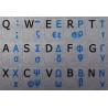 Greek English Notebook keyboard sticker