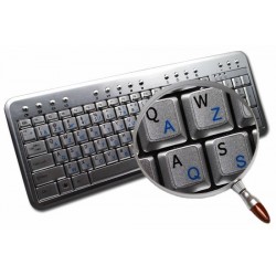 Italian English Notebook keyboard sticker