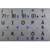 Swedish Finnish Notebook keyboard sticker