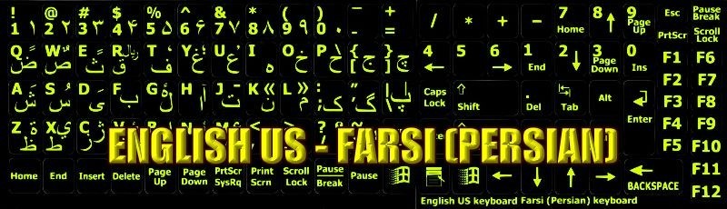 English US Glowing Keyboard Stickers - CNR - Foto 5