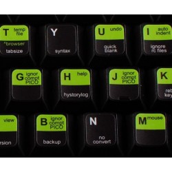 Nano EDITOR keyboard sticker