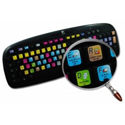 Adobe Macromedia Freehand keyboard sticker