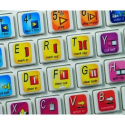 Avid News Cutter keyboard sticker