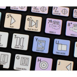 Avid Media Composer Galaxy series keyboard sticker apple size