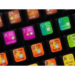 PCDJ DEX keyboard sticker