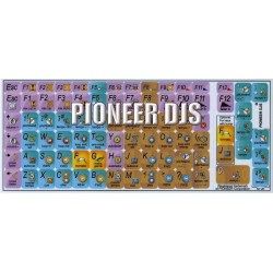 PIONEER DJS keyboard sticker