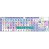 Apple Final Cut Pro X Galaxy series keyboard sticker