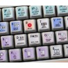 SAMPLITUDE Galaxy series keyboard sticker