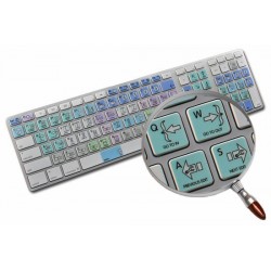 Avid Xpress Galaxy series keyboard sticker Apple size