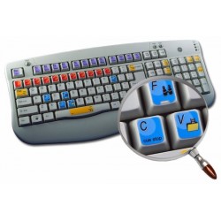 VIRTUAL DJ  keyboard sticker