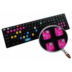 ZULU DJ keyboard sticker