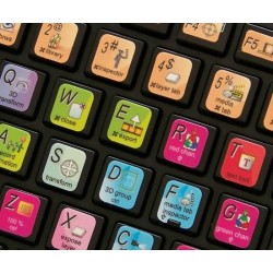 Apple Motion keyboard sticker