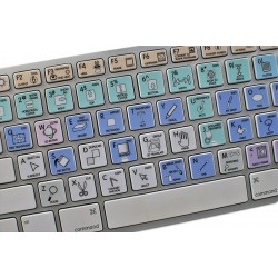 Adobe Animate Galaxy series keyboard sticker apple