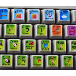 INDESIGN keyboard sticker