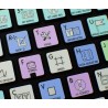 LIGHTROOM Galaxy series keyboard sticker apple