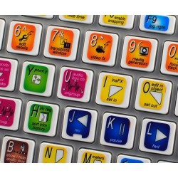 Magix Vegas keyboard sticker