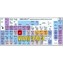 Video Pro X keyboard sticker