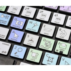 PHOTOSHOP Galaxy series keyboard sticker apple