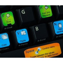 Microsoft Access keyboard sticker