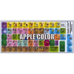 APPLE COLOR keyboard sticker