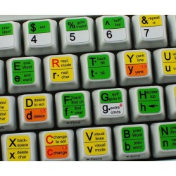 Vi and Vim keyboard sticker