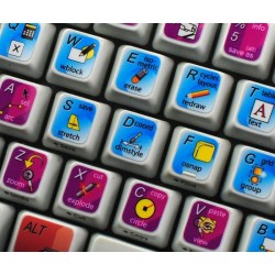 Autodesk AutoCAD keyboard sticker