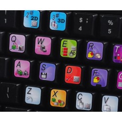 VariCAD keyboard sticker