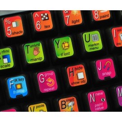 Autodesk Maya keyboard sticker