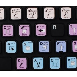 Xara Designer Pro keyboard sticker