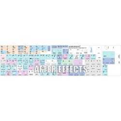 Adobe After Effects Galaxy series keyboard sticker APPLE