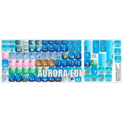 Aurora Edit keyboard sticker