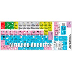 AutoCAD Architecture keyboard sticker