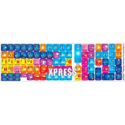 Avid Xpress keyboard sticker