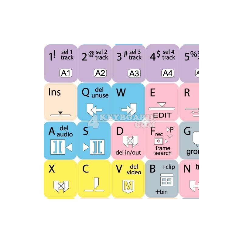 Canopus EDIUS keyboard sticker