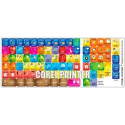 Corel Painter keyboard sticker