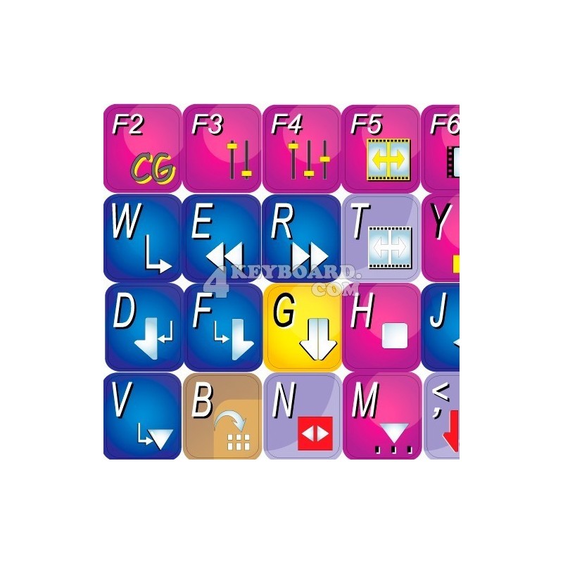 Pinnacle Liquid Edition keyboard sticker