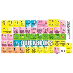 QuickBooks keyboard sticker