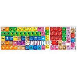 SAMPLITUDE keyboard sticker