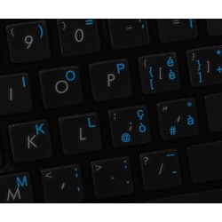 Lithuanian transparent keyboard  stickers